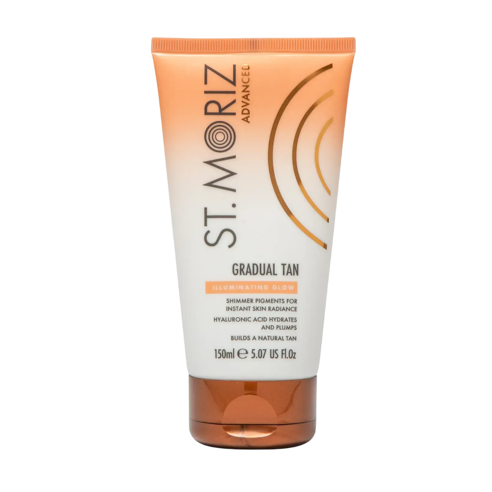 St.Moriz Advanced Illuminating Gradual Tan Lotion 150ml - Лосьйон для поступового прояву автозасмаги з шимером
